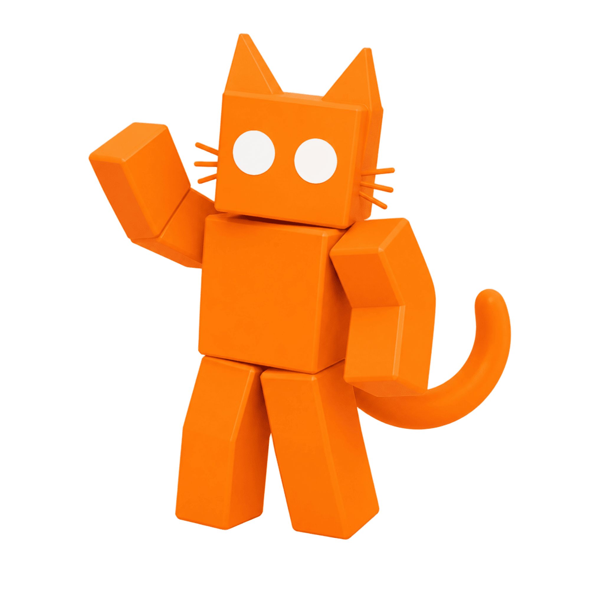 Ilustración de gato para la tienda Roblox